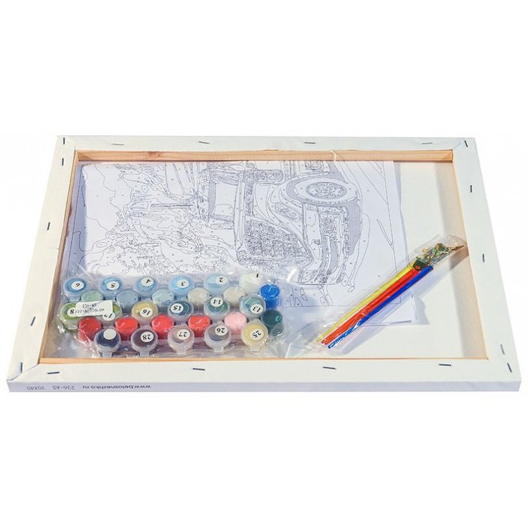 Картина по номерам «ЛоунСтар» — картинка 3