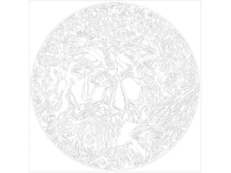 Картина по номерам «Череп» — картинка 3