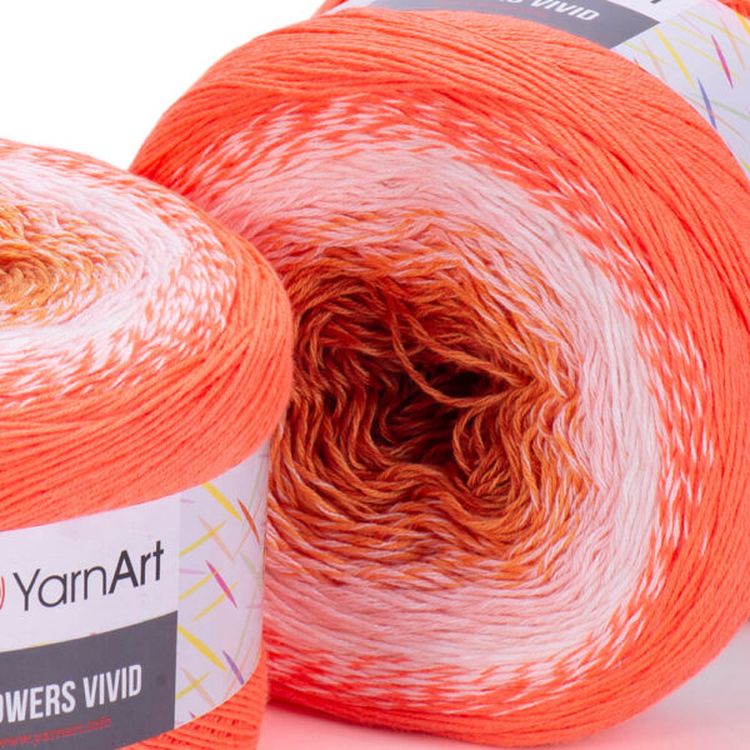 Пряжа YarnArt Flowers Vivid (512), мультиколор, 5 шт. по 250 г — картинка 2