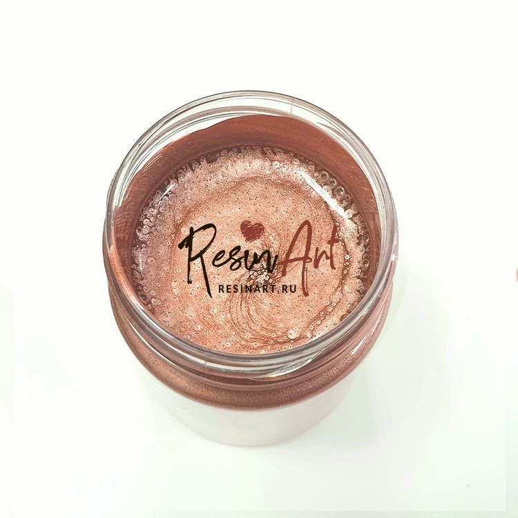 Жидкая поталь - Сиена 40 мл, ResinArt — картинка 2
