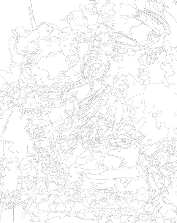 Картина по номерам «Религия, буддийская тематика: Будда арт» — картинка 3