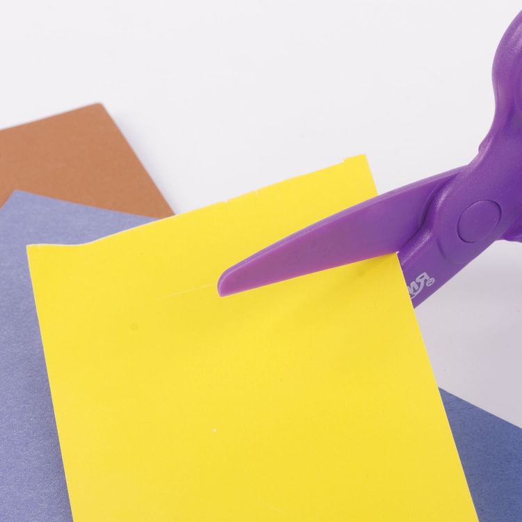 Ножницы «Ежик», 127 мм, безопасные пластиковые лезвия, Юнландия — картинка 7