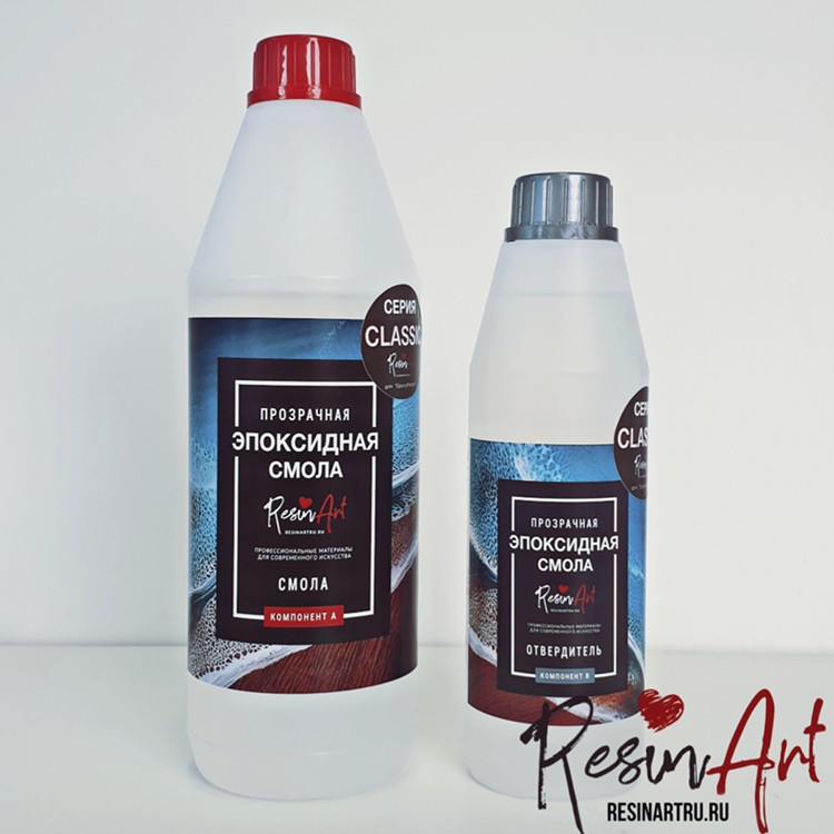 Эпоксидная смола для рисования ResinArt CLASSIC №2 (густая) 1,5 кг — картинка 2