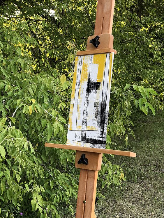 Холст на картоне Magic4Hobby 20х40 см, хлопок 100%, мелкое зерно — картинка 2