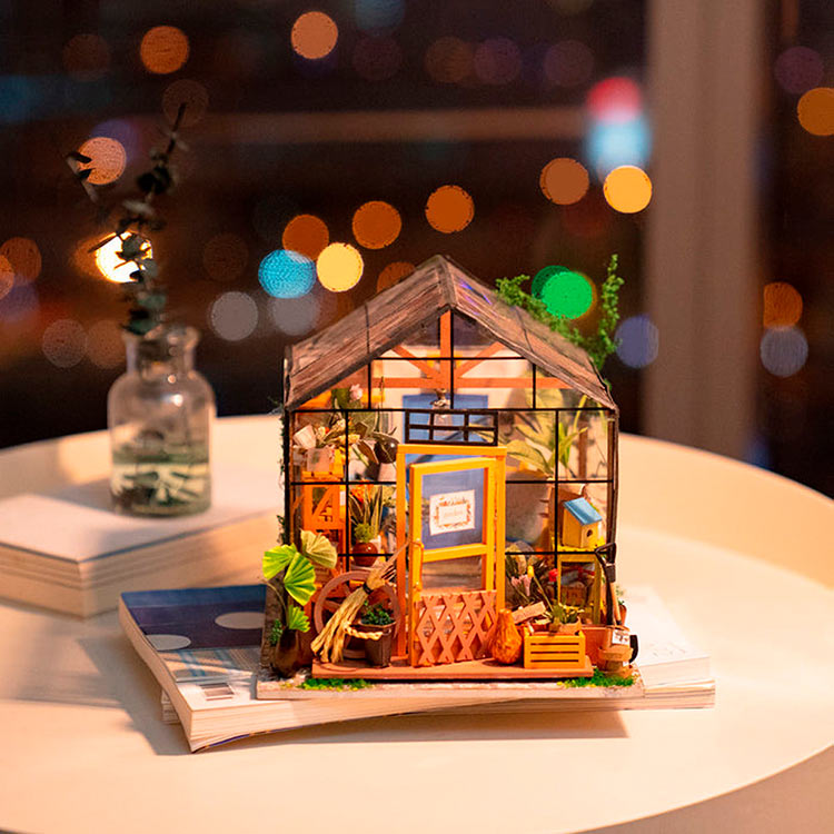 Набор для создания миниатюры (румбокс) «Цветочная Оранжерея» — картинка 12