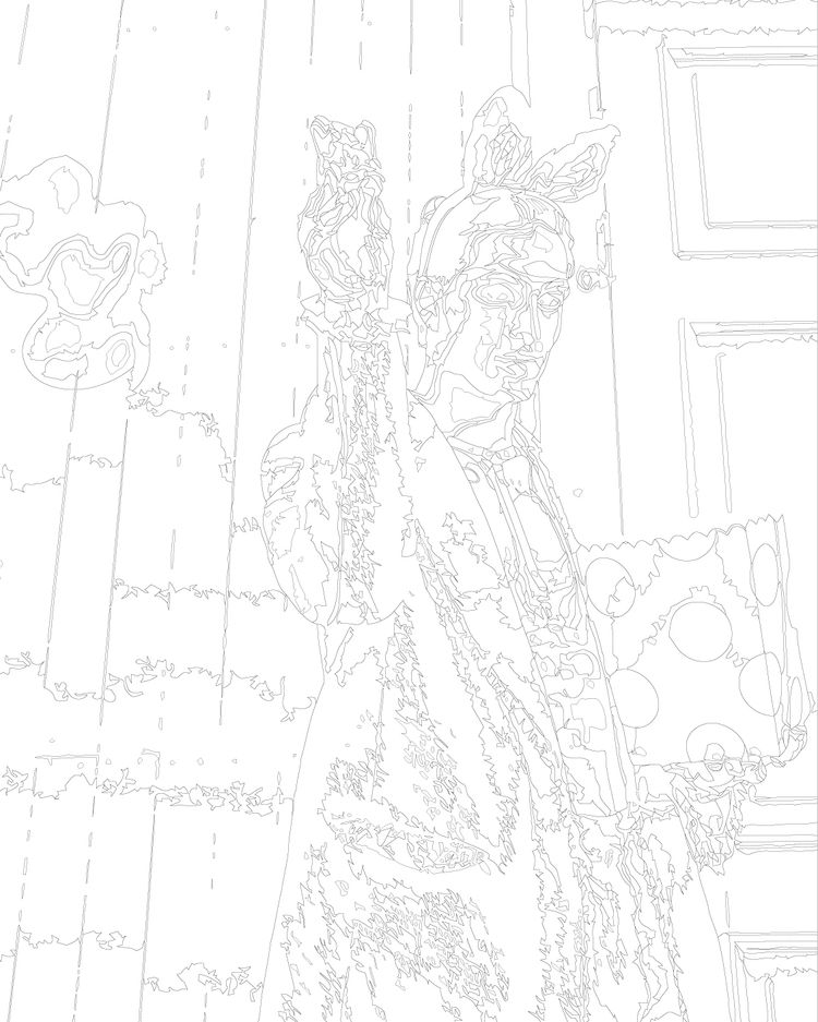 Картина по номерам «Группа Maneskin Манескин: Дамиано Давид 3» — картинка 3