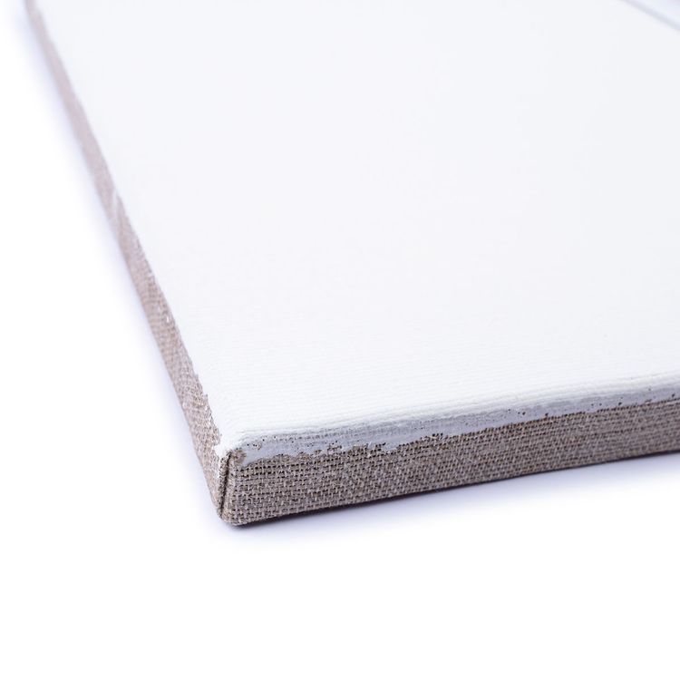 Холст грунтованный на подрамнике, 100% лён, 20х25 см, 340 г/м2, 2 шт., Vista-Artista — картинка 3