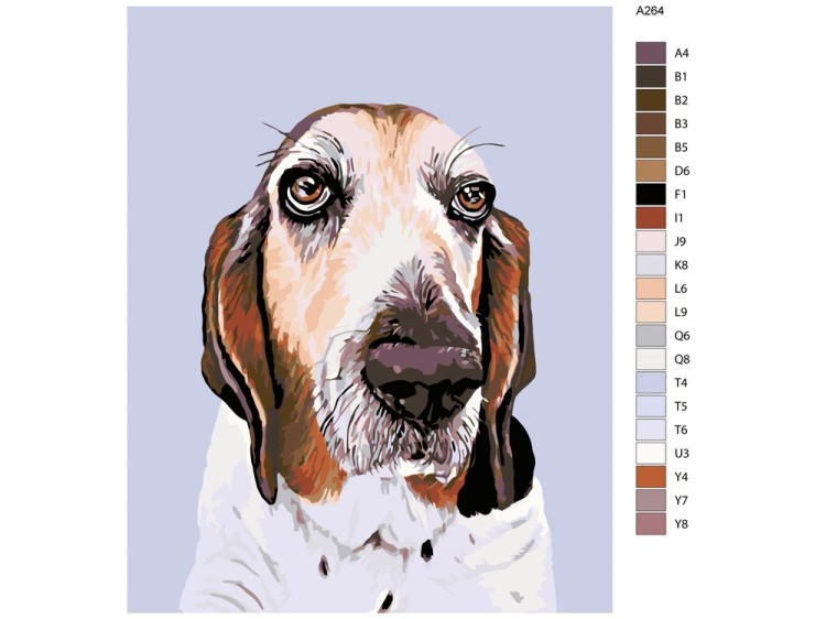 Картина по номерам «Франклин» — картинка 2