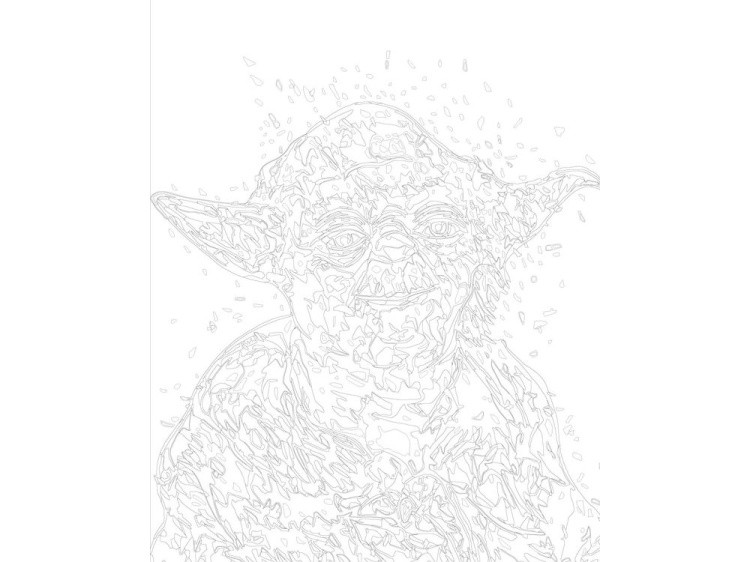 Картина по номерам «Мастер Йода» — картинка 3