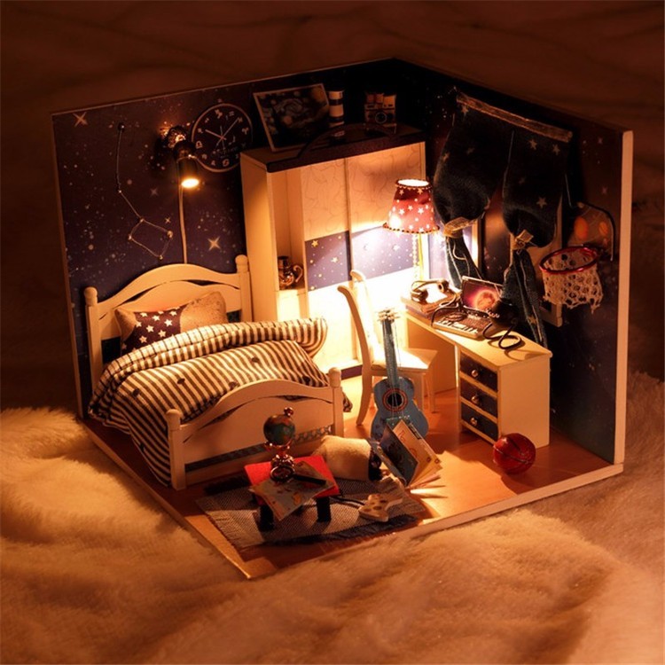 Набор для создания миниатюры (румбокс) «Спальня» — картинка 2