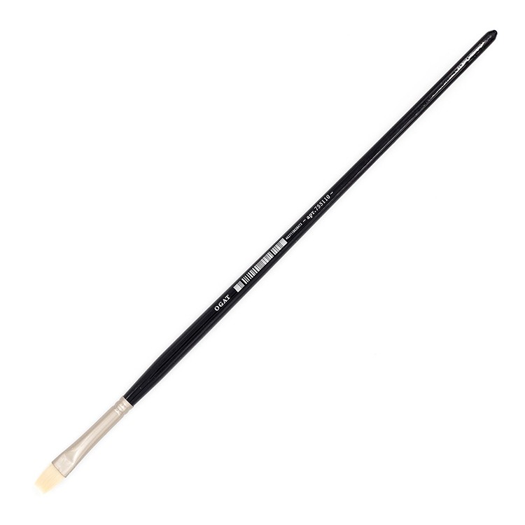 Кисть из синтетики Tician, плоская №10, Малевичъ — картинка 3