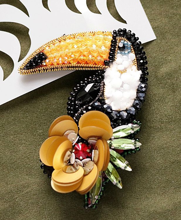 Набор для вышивания «Брошь. Тукан» — картинка 2