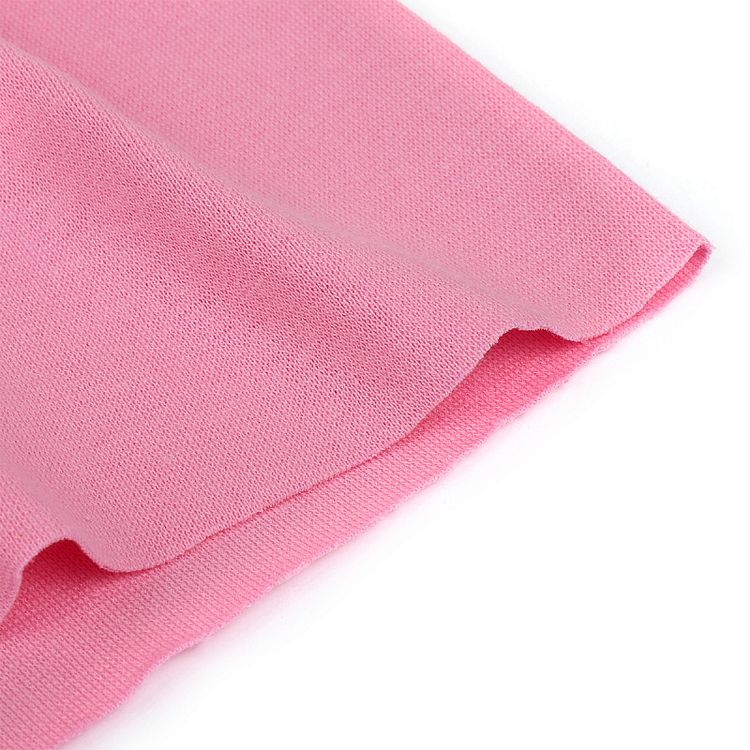 Ткань трикотаж Рибана с лайкрой, 3 м, ширина 80-90 см, 215 г/м2, опененд, цвет: роза, TBY — картинка 5