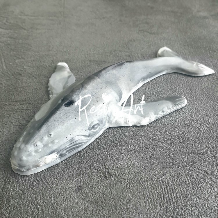 Кит 3D - Силиконовый молд, ResinArt — картинка 4