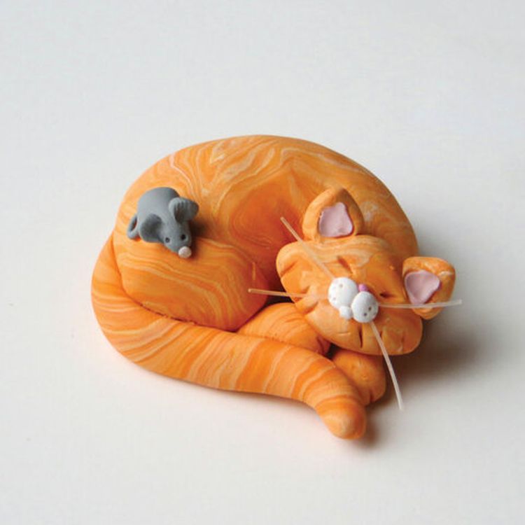 Паста (масса) для моделирования и лепки BRAUBERG, самозатвердевающая, 200 г, терракотовая — картинка 4