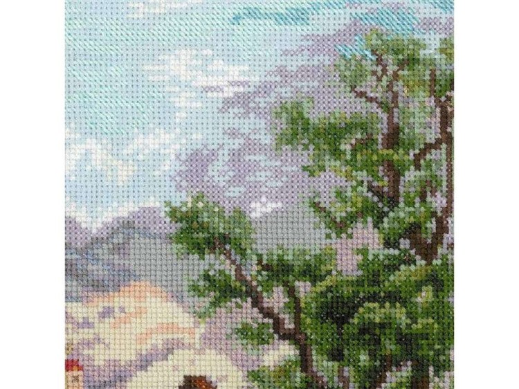 Набор для вышивания «Монастырь Шоненверт» по мотивам гравюр XIX века — картинка 4