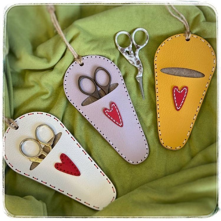 Набор для вышивания «Чехол для ножниц» (сиреневый) — картинка 6