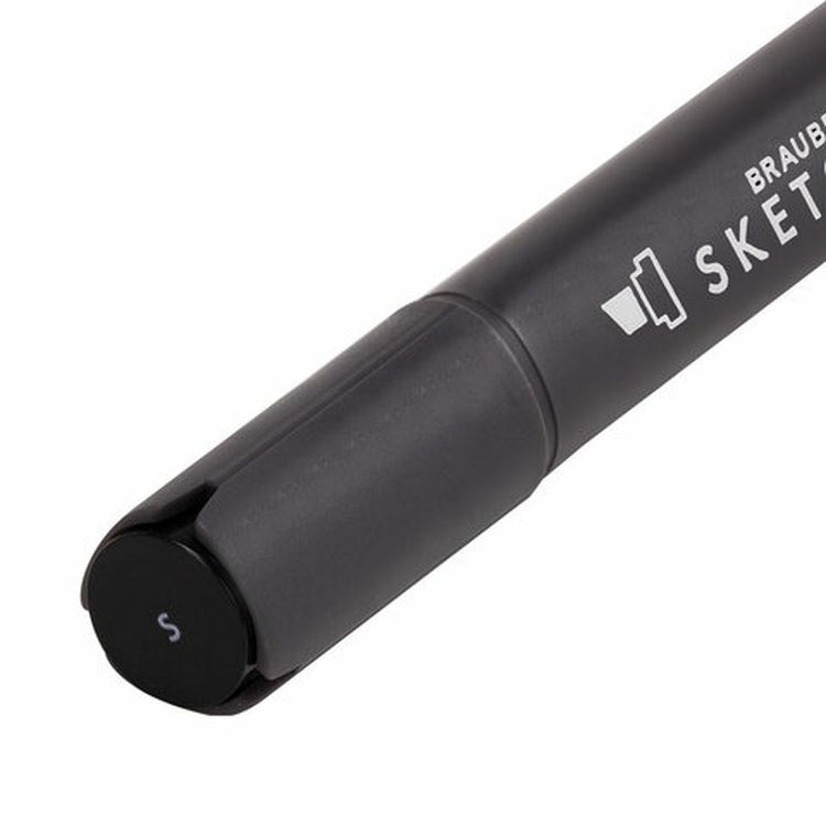 Маркер для скетчинга двусторонний 1 мм - 6 мм BRAUBERG ART CLASSIC, цвет: черный — картинка 5