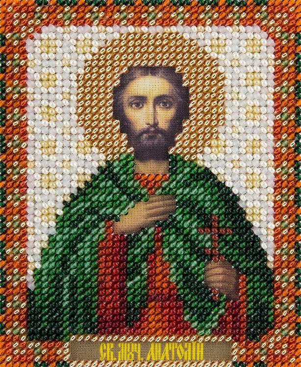 Набор для вышивания «Икона Святого мученика Анатолия Никейского»