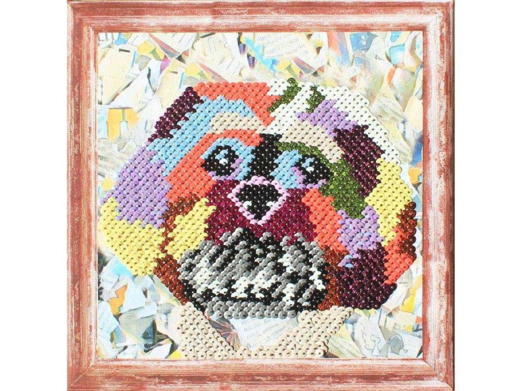 Мозаика из пайеток «Собака» — картинка 3