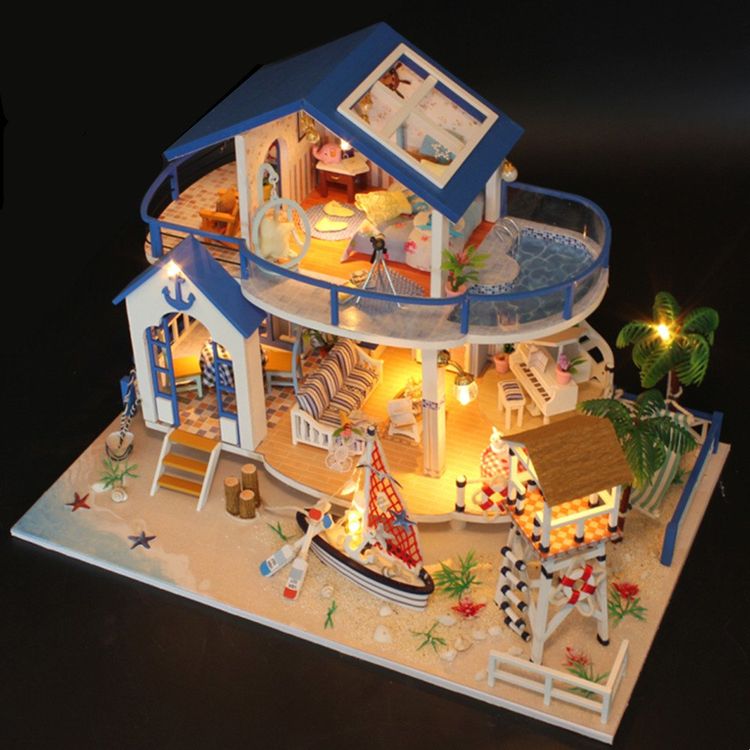 Набор для создания миниатюры (румбокс) «Причал» (русифицированная версия) — картинка 2