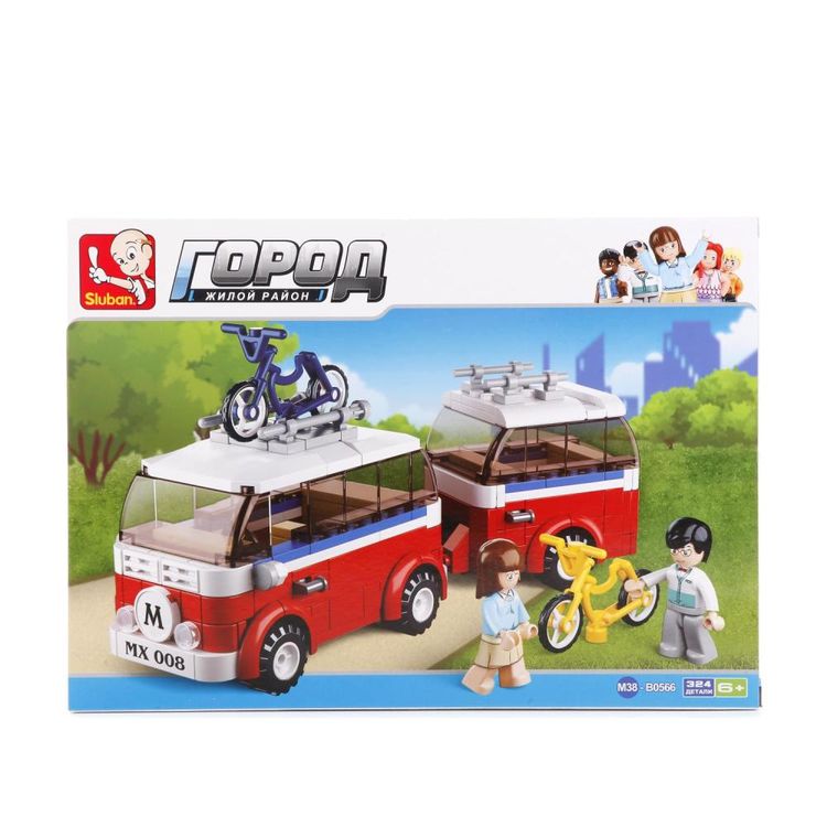 Конструктор «Город.Трейлер для путешествия», 324 детали — картинка 3