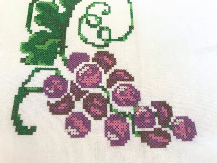 Набор для вышивания «Виноградная лоза - салфетка» — картинка 5