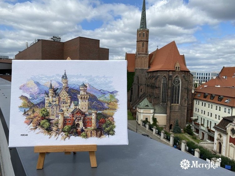 Набор для вышивания «Замок Нойшванштайн» — картинка 2