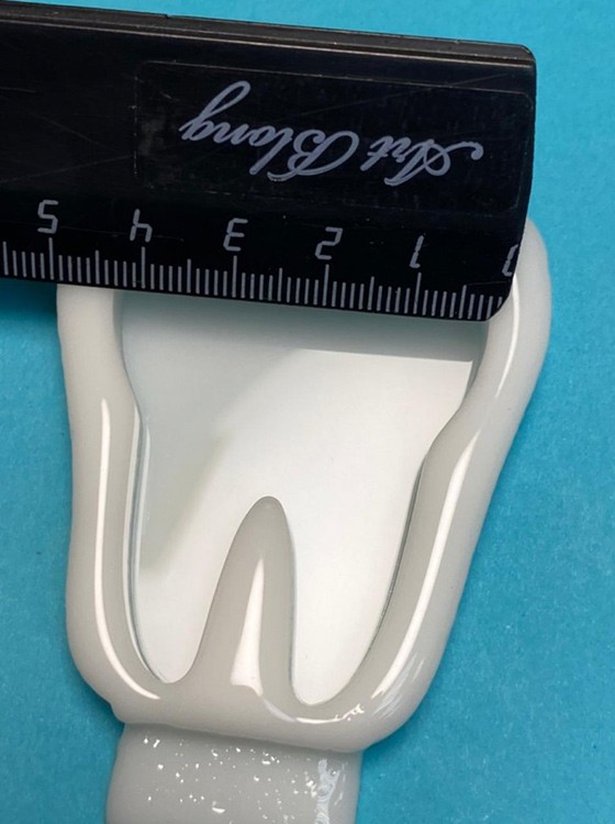 Молд №473 Брошь Зуб (5,5 см), Art Blong — картинка 2