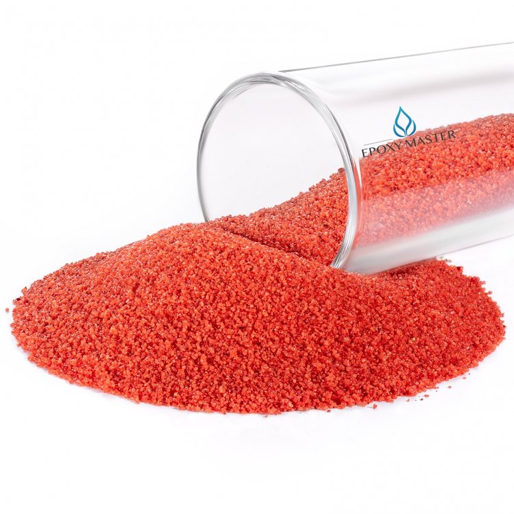 Красно-оранжевый кварцевый песок, 100г — картинка 2