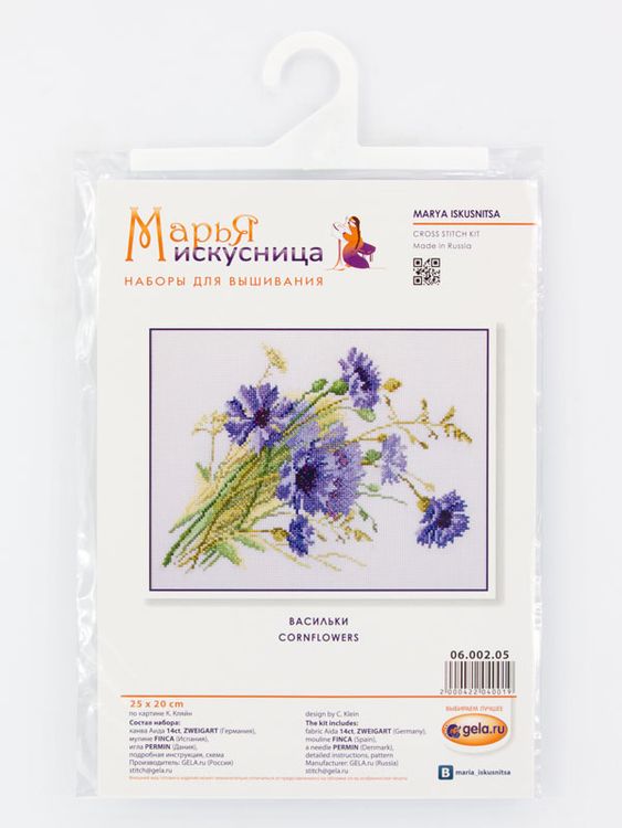 Набор для вышивания «Васильки» — картинка 2