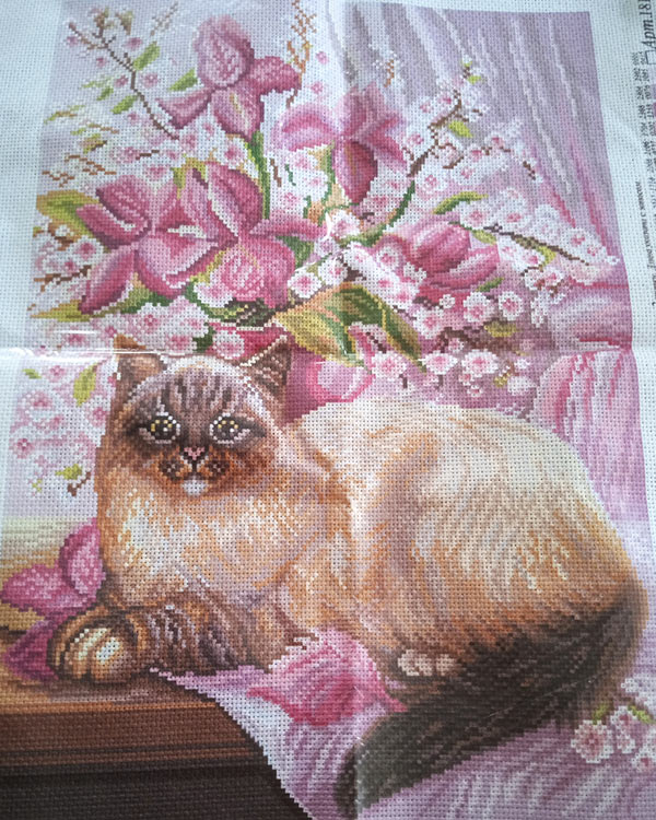 Рисунок на канве «Сиреневая нежность» — картинка 2