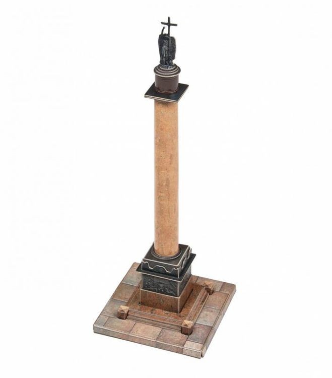 Сборная модель из картона «Александровская колонна, СПб, Россия» — картинка 3