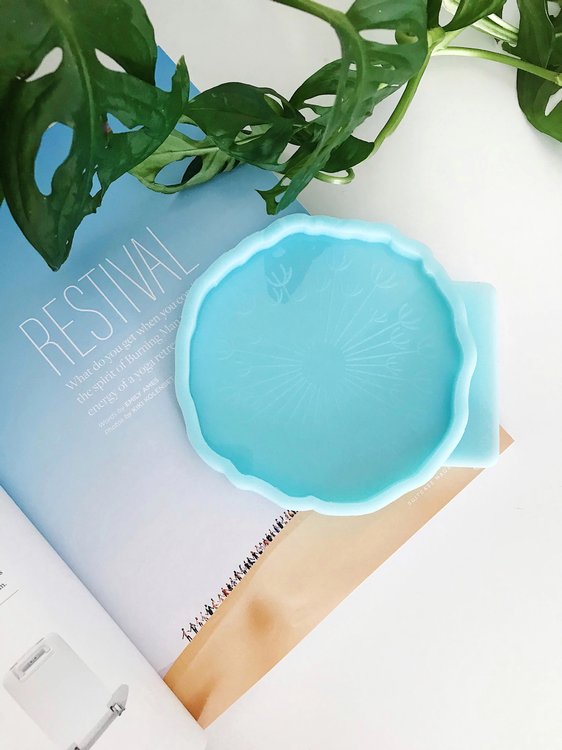 Модель №62, Силиконовый молд подстаканник Одуванчик, 12x12 см, Craftsmen.store — картинка 3