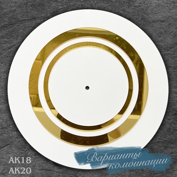 Зеркальная окантовка Золото, 22,3 см — картинка 4