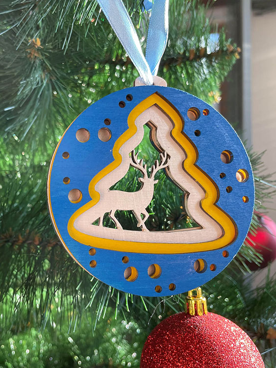 3D пазл-раскраска «Зимнее волшебство» — картинка 2