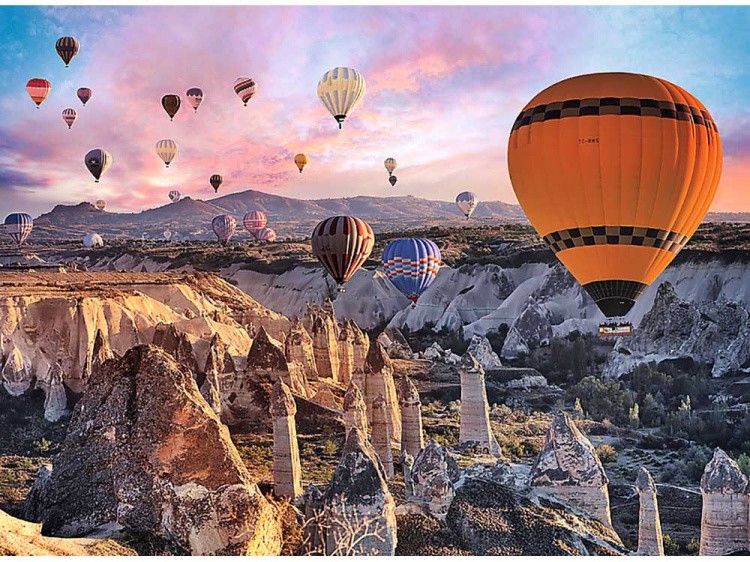 Пазлы «Воздушные шары над Каппадокией»