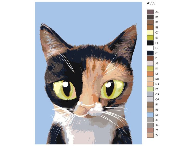 Картина по номерам «Огонёк» — картинка 2