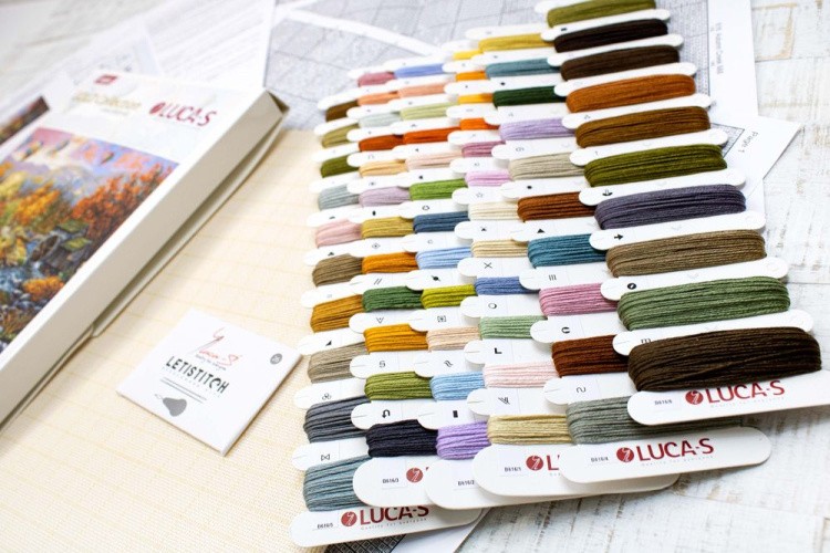 Набор для вышивания «Мельница осеннего ручья» — картинка 3