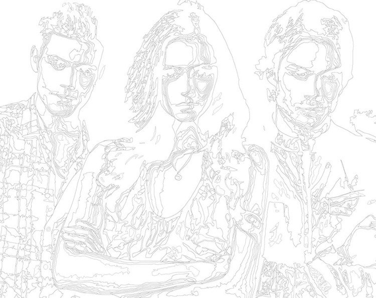 Картина по номерам «Дневники вампира: Деймон, Елена и Стефан» — картинка 3