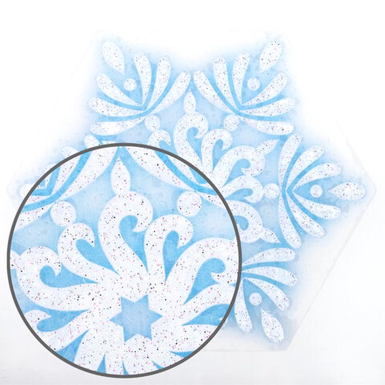 Украшение для окон и стекла «Голубые снежинки 2» — картинка 4