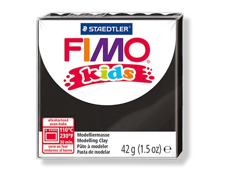 Полимерная глина FIMO Kids, цвет: черный, 42 г