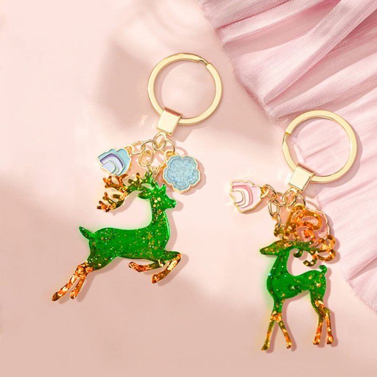 Силиконовый молд - Олени №1, 17x15см — картинка 2