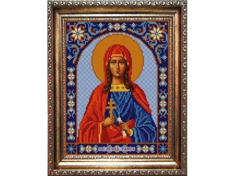 Рисунок на ткани «Св.Раиса»