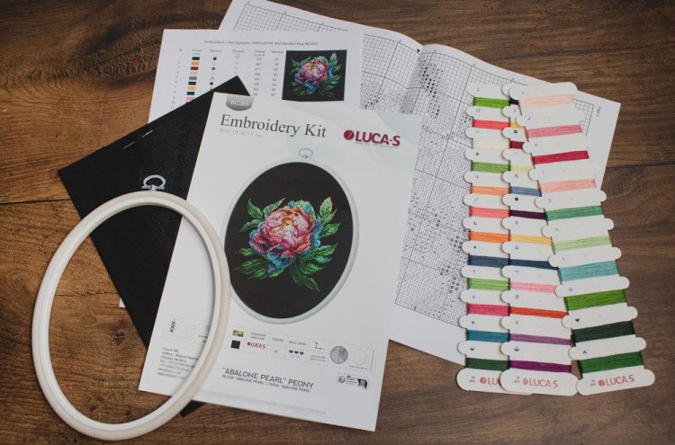 Набор для вышивания «Пион Abalone Pearl» — картинка 6