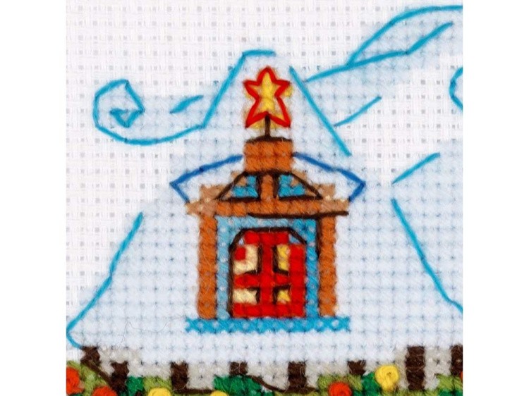 Набор для вышивания «Домик с санями» — картинка 2