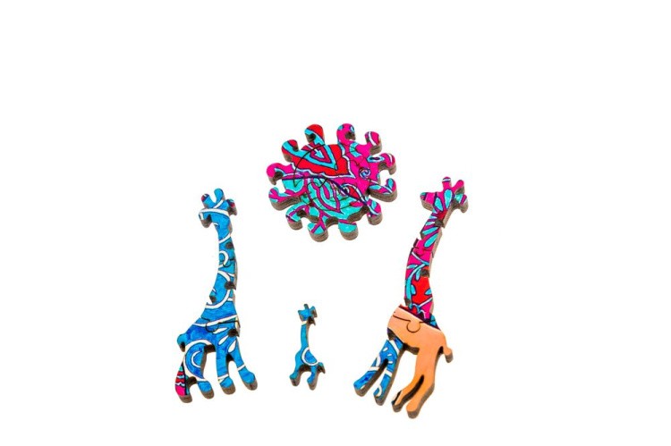 Деревянные пазлы DAVICI «Делиться радостью» — картинка 7