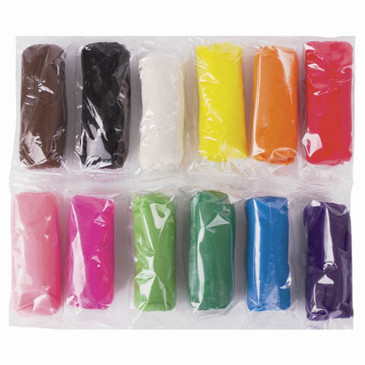 Пластилин на растительной основе (тесто для лепки) ПИФАГОР, 12 цветов, 360 г — картинка 3