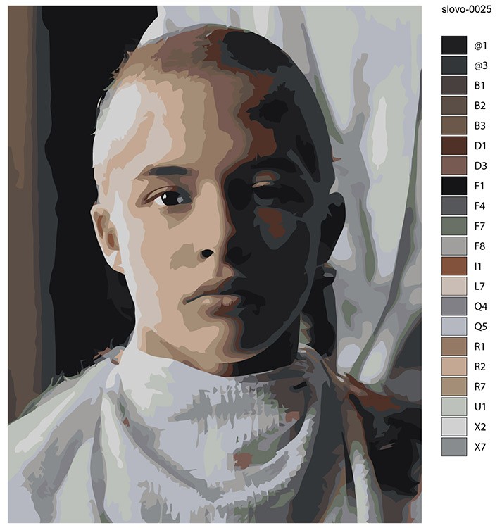 Картина по номерам «Слово пацана Кровь на асфальте: Пальто» — картинка 2