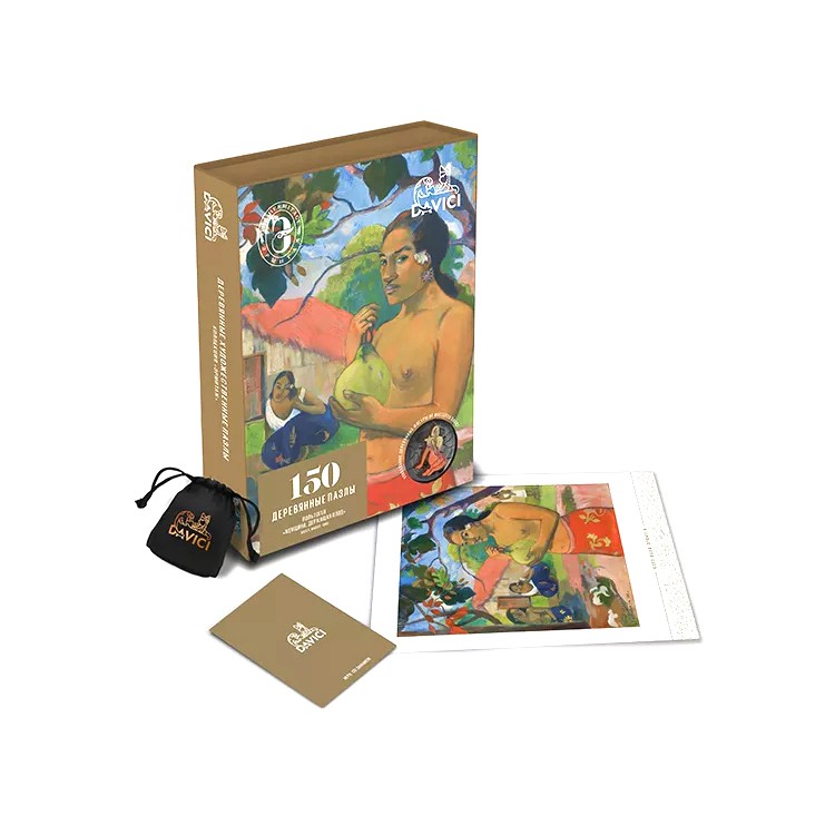 Деревянные пазлы DAVICI «Женщина, держащая плод» Поля Гогена — картинка 10